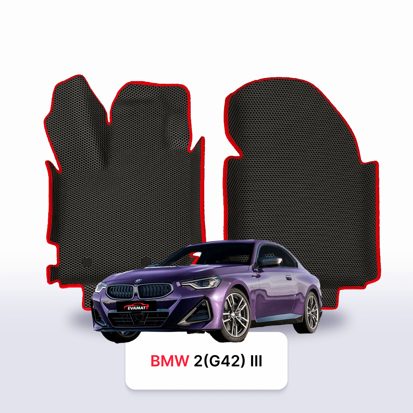 Autokoberce EVAMATS pro BMW 2(G42) 3 gen 2021-2028 r. KUPÉ