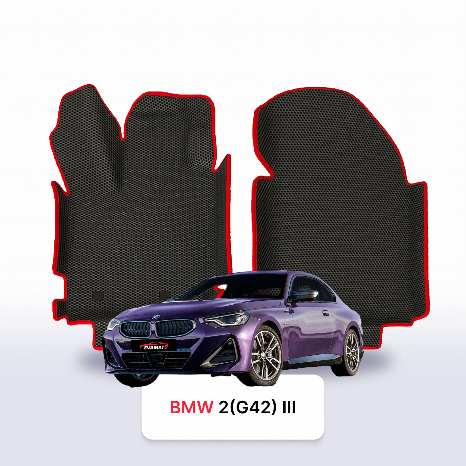 Autokoberce EVAMATS pro BMW 2(G42) 3 gen 2021-2028 r. KUPÉ