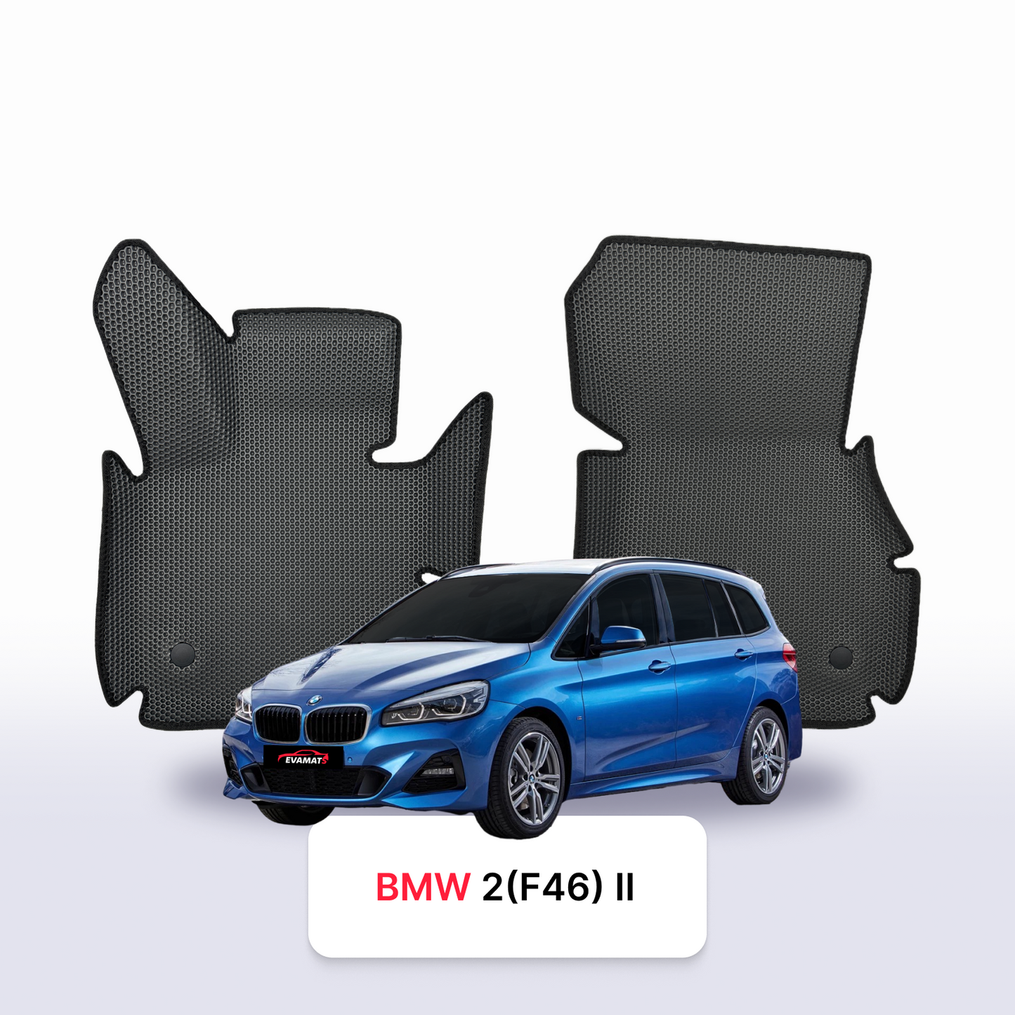 Autokoberce EVAMATS pro BMW 2 Gran Tourer(F46) 1 gen 2015-2023 rok MINIVAN