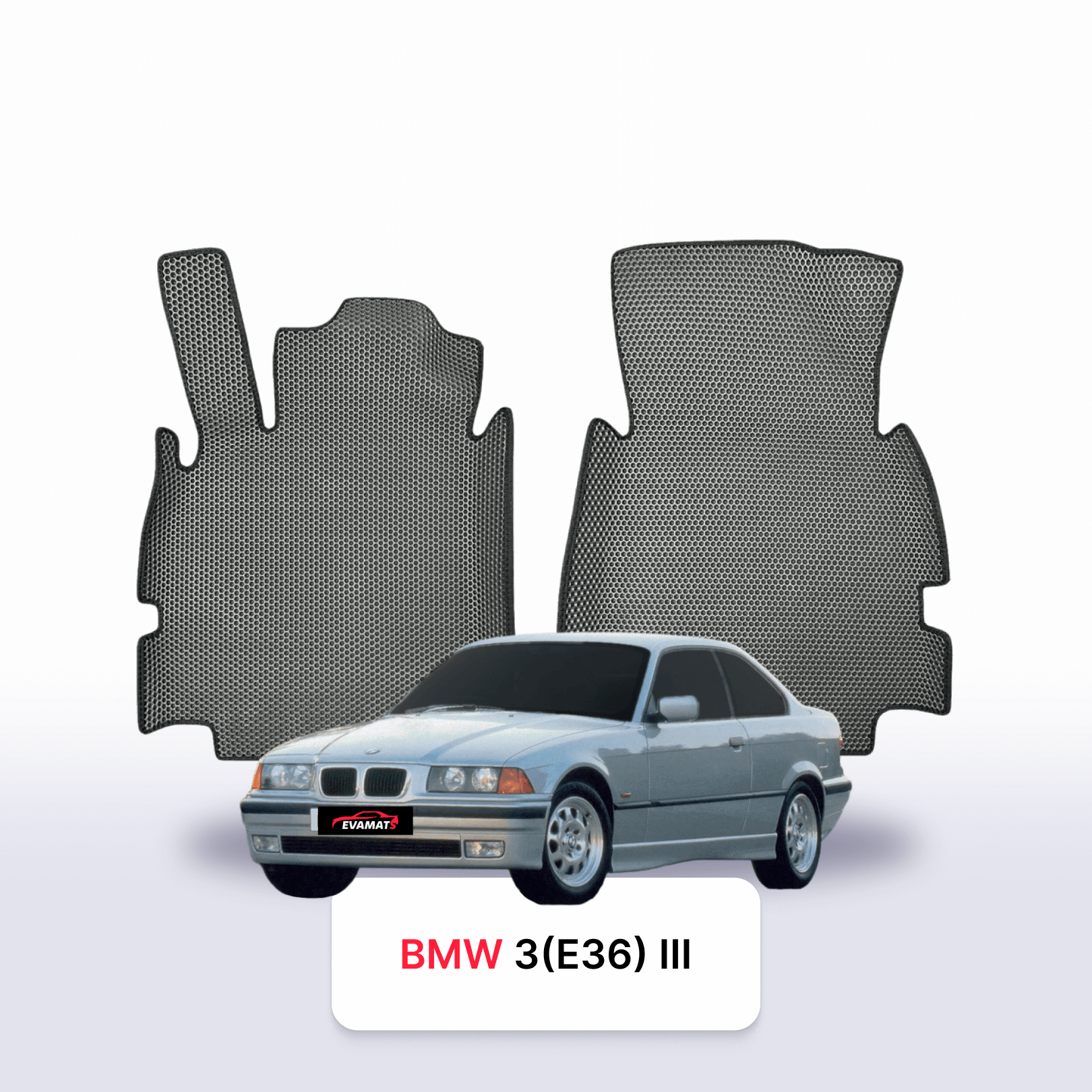 Autokoberce EVAMATS pro BMW 3(E36) 3 gen 1990-1999 r. KUPÉ