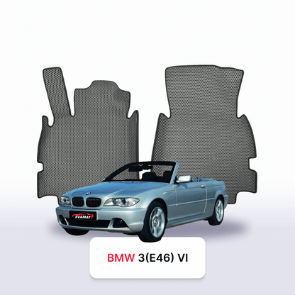 Autokoberce EVAMATS pro BMW 3(E46) 4 gen 1998-2007 r. KABRIOLET