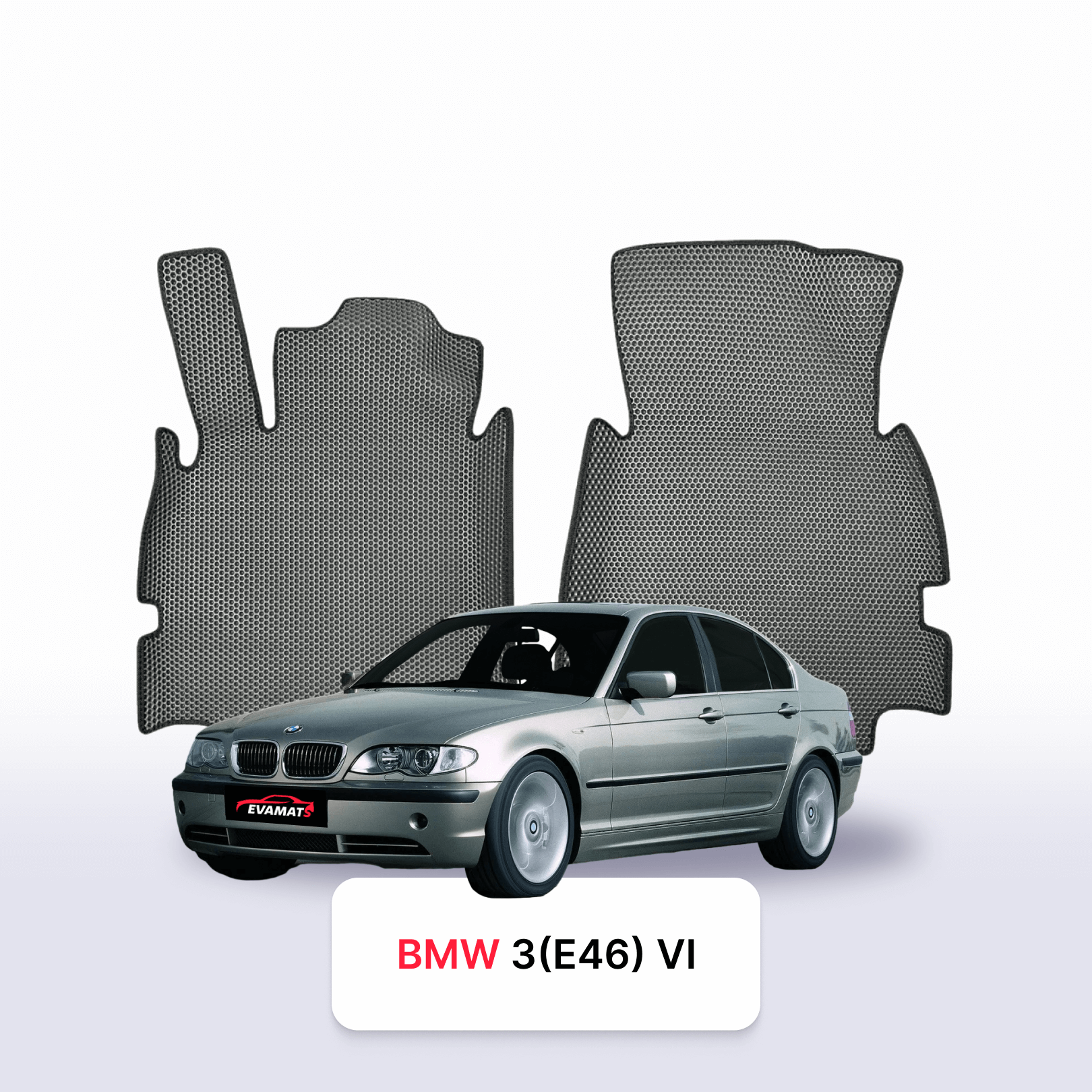 Autokoberce EVAMATS pro BMW 3(E46) 4 gen 1998-2007 r. SEDAN
