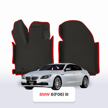 Autokoberce EVAMATS pro BMW 6 (F06) 3 gen 2011-2019 r. GRAN KUPÉ SEDAN