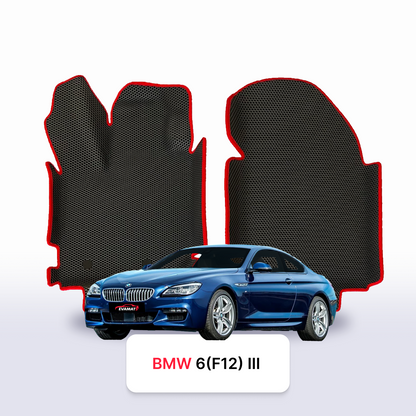 Autokoberce EVAMATS pro BMW 6 (F12) 3 gen 2011-2018 rok COUPE