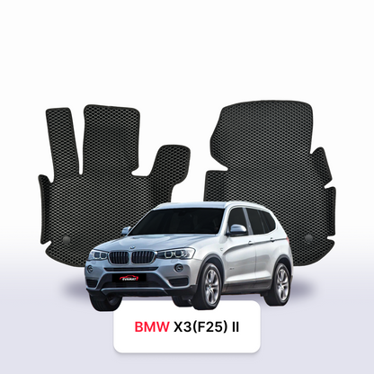Autokoberce EVAMATS pro BMW X3(F25) 2 gen 2010-2017 SUV