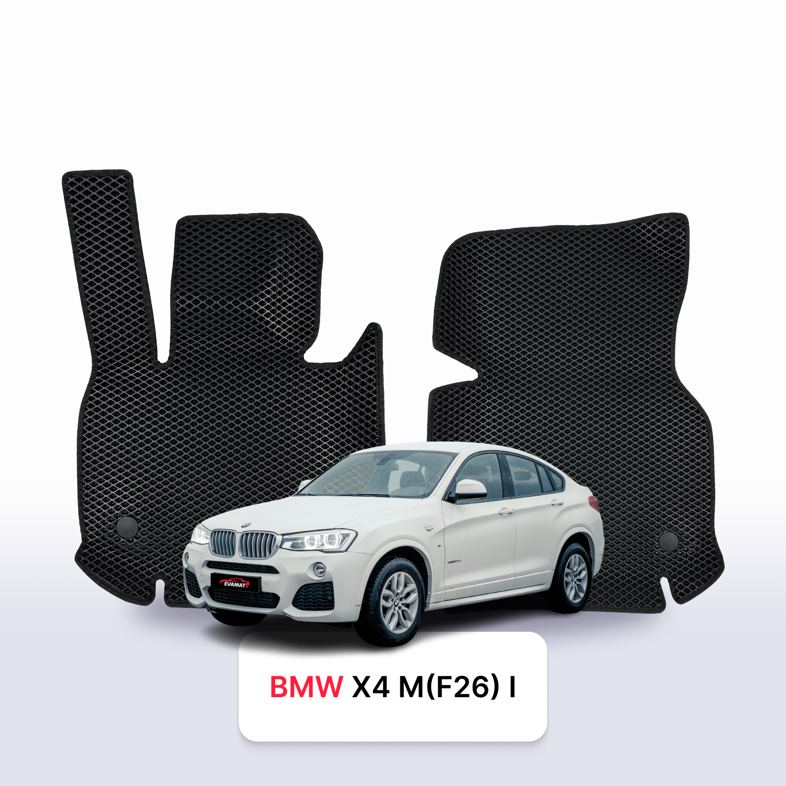 Autokoberce EVAMATS pro BMW X4 M(F26) 1 gen 2014-2018 r. SUV