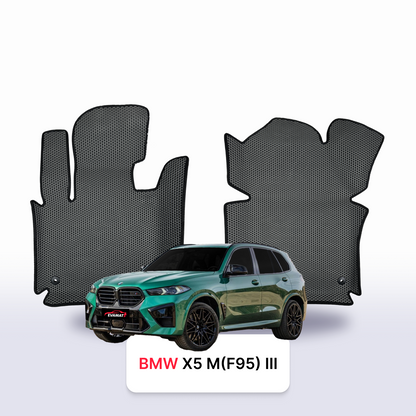 Autokoberce EVAMATS pro BMW X5 M(F95) 3 gen 2019-2025 ročník SUV 7 míst