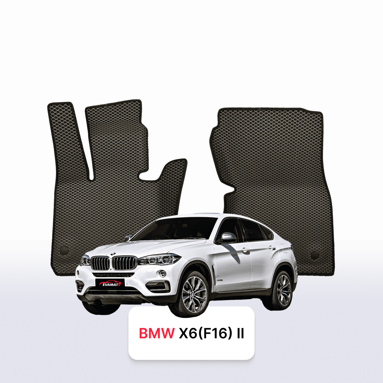 Autokoberce EVAMATS pro BMW X6 (F16) 2 gen 2014-2019 r. SUV