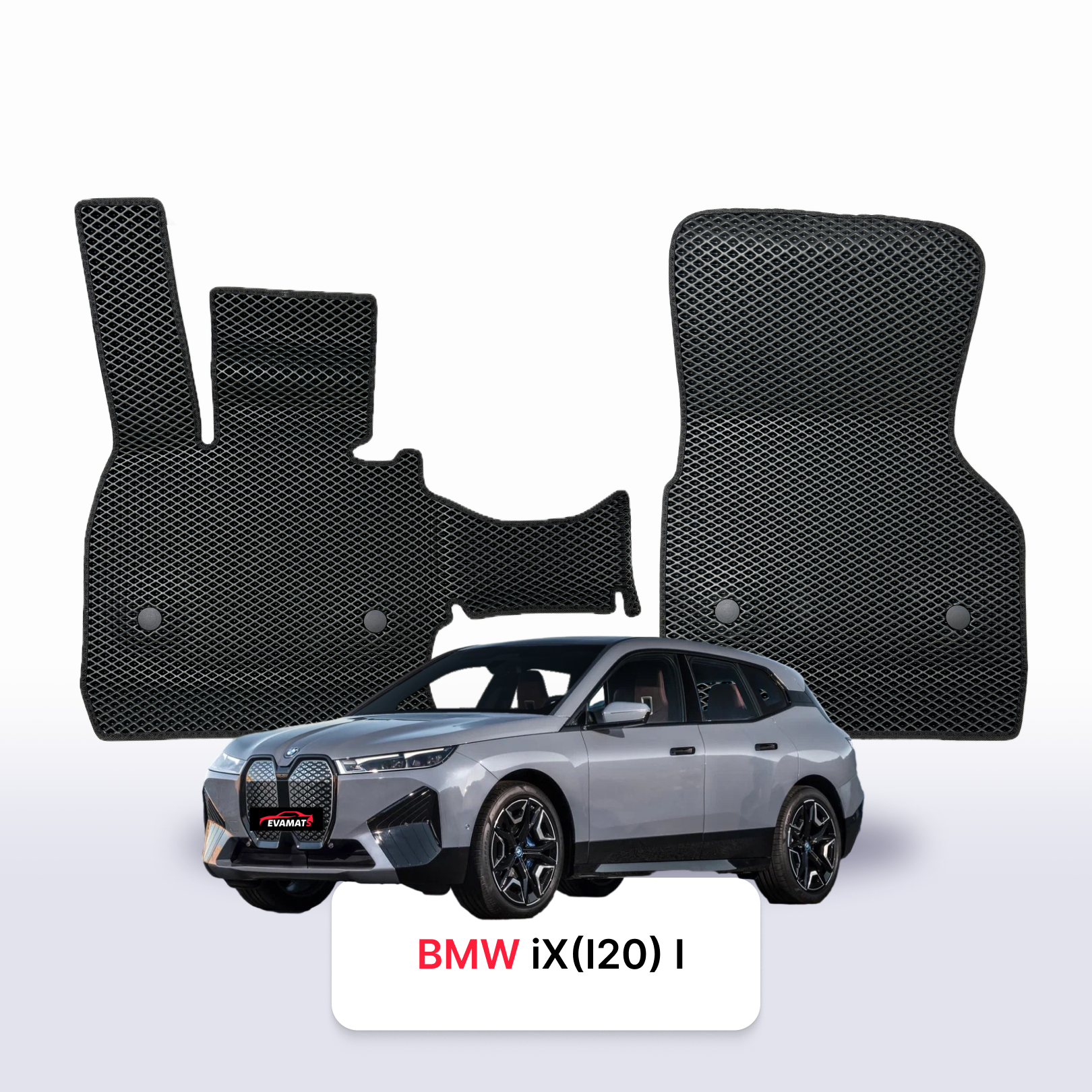 Autokoberce EVAMATS pro BMW iX (I20) 1 gen 2021-2028 r. Elektro SUV