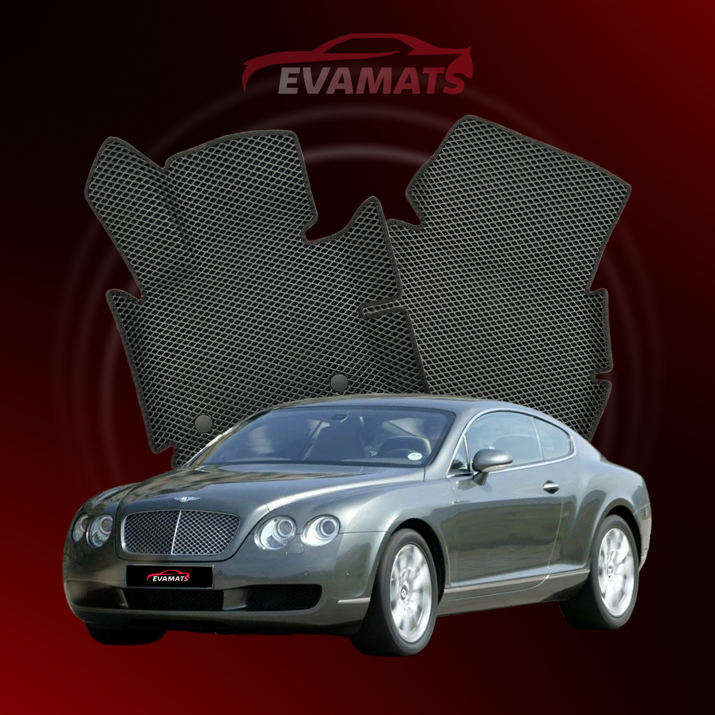 Autokoberce EVAMATS pro Bentley Continental GT 1 gen 2003-2011 rok COUPE