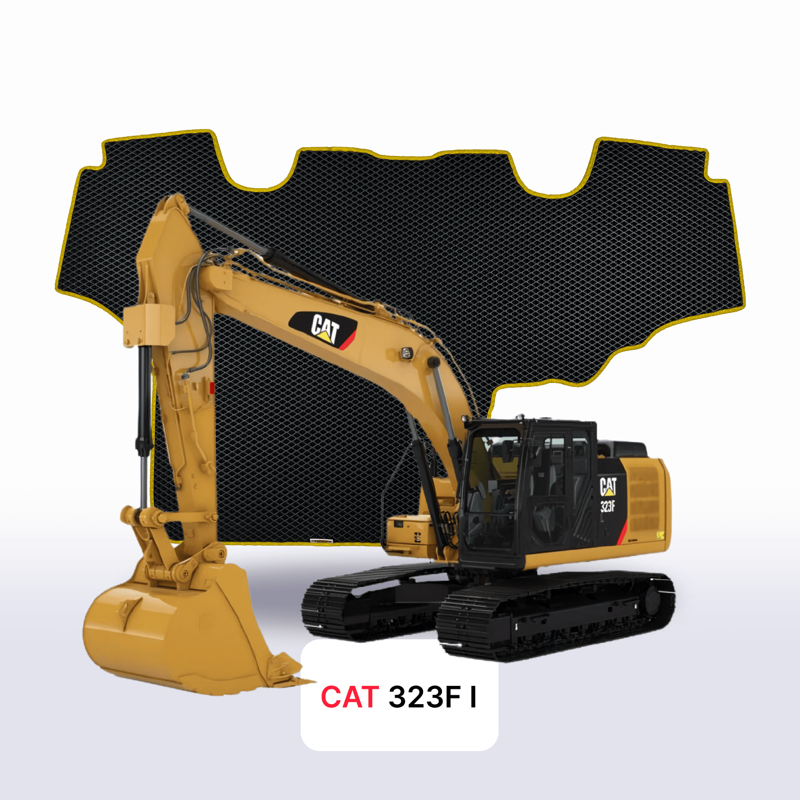Autokoberce EVAMATS pro CAT 323F 1 gen 2016-2019 r. BAGR
