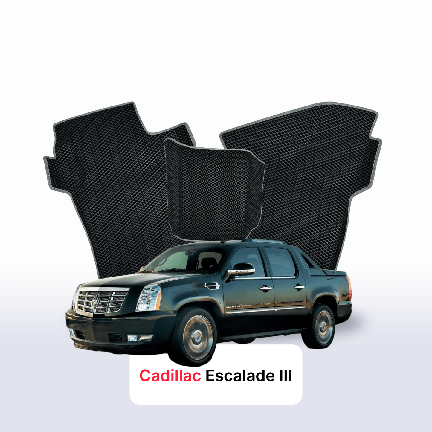 Autokoberce EVA pro Cadillac Escalade 3 gen 2006-2014 r. PICK-UP  dvojkabina