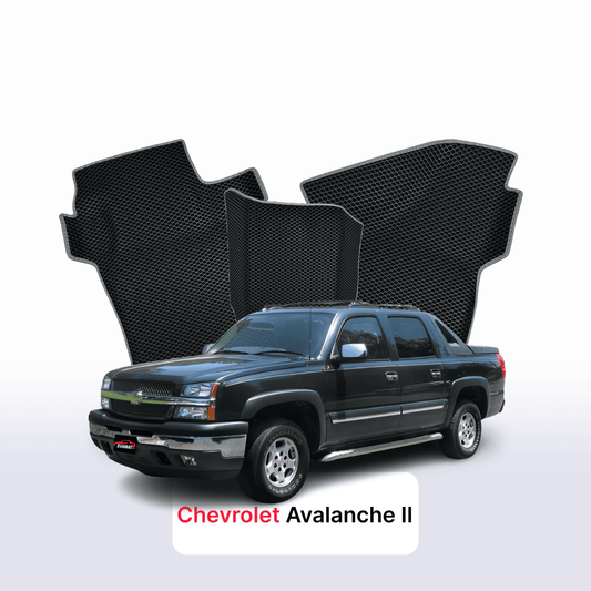Autokoberce EVAMATS pro Chevrolet Avalanche 2 gen 2006-2013 rok PICK-UP dvoukabina