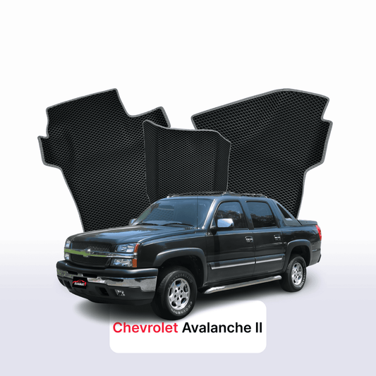 Autokoberce EVAMATS pro Chevrolet Avalanche 2 gen 2006-2013 r. PICK-UP dvojkabina