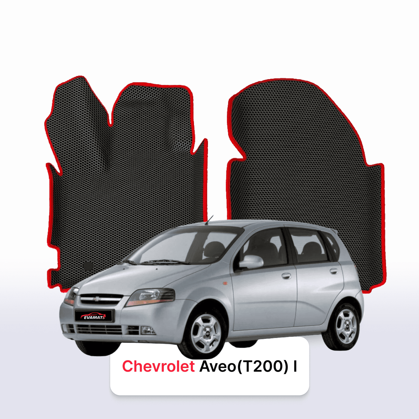 Autokoberce EVAMATS pro Chevrolet Aveo(T200) 1 gen 2002-2011 rok HATCHBACK 5dv.