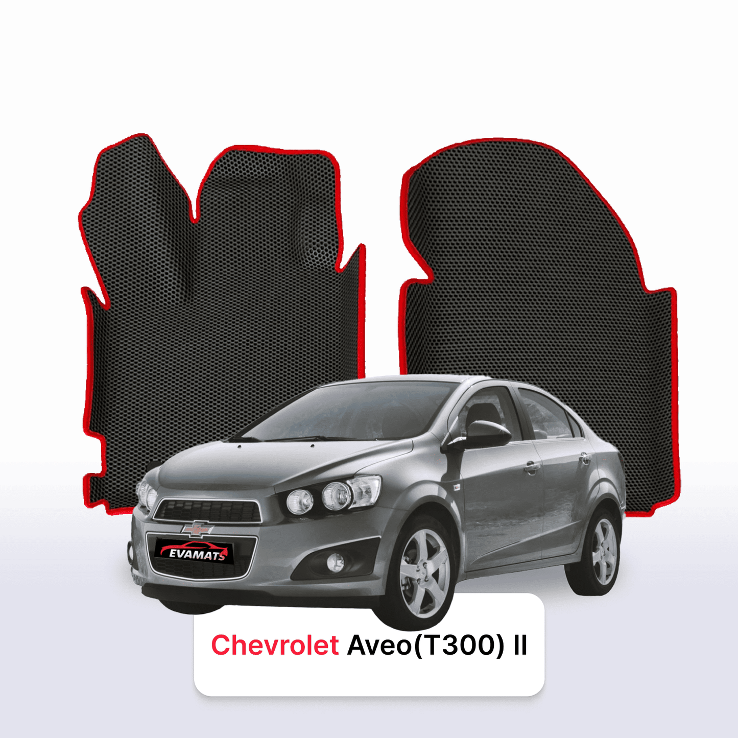 Autokoberce EVA pro Chevrolet Aveo(T300) 2 gen 2011-2020 r. SEDAN