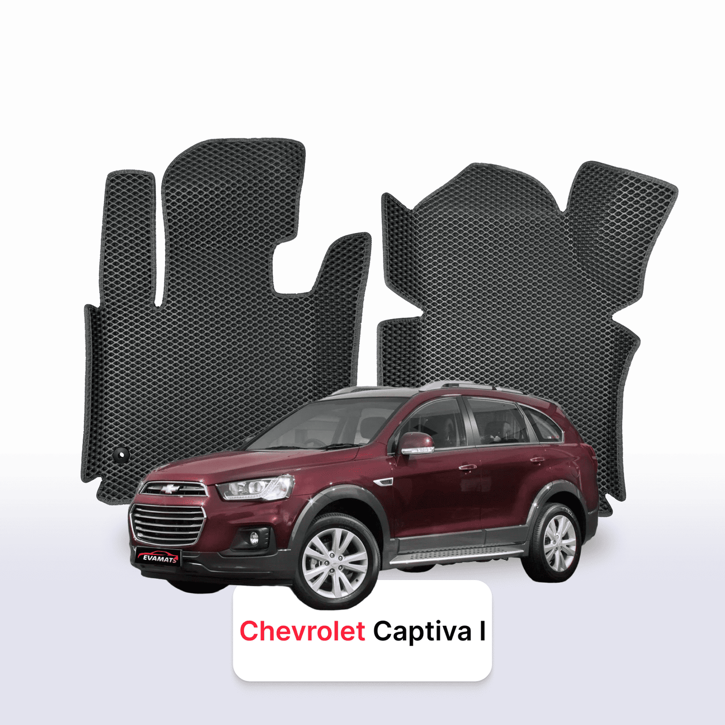 Autokoberce EVAMATS pro SUV Chevrolet Captiva 1 gen 2011-2018