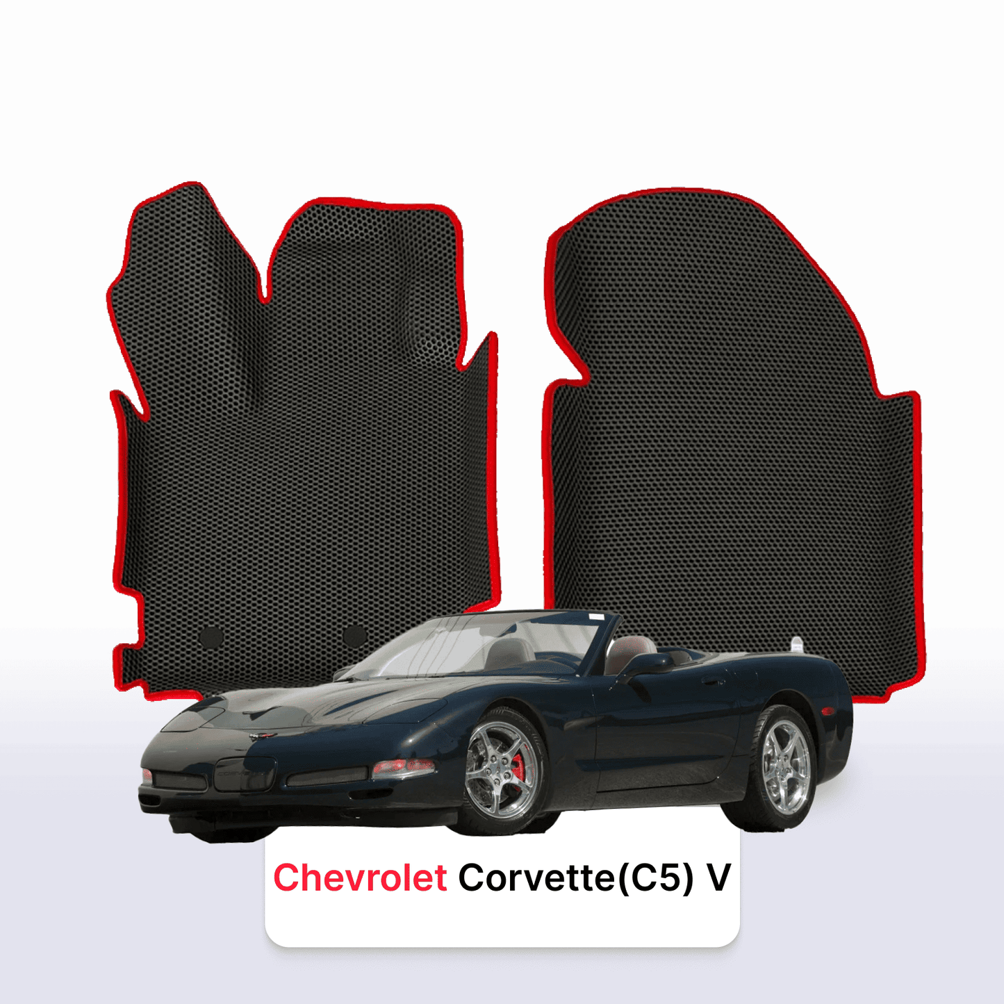 Autokoberce EVAMATS pro Chevrolet Corvette(C5) 5 gen 1997-2004 rok ROADSTER
