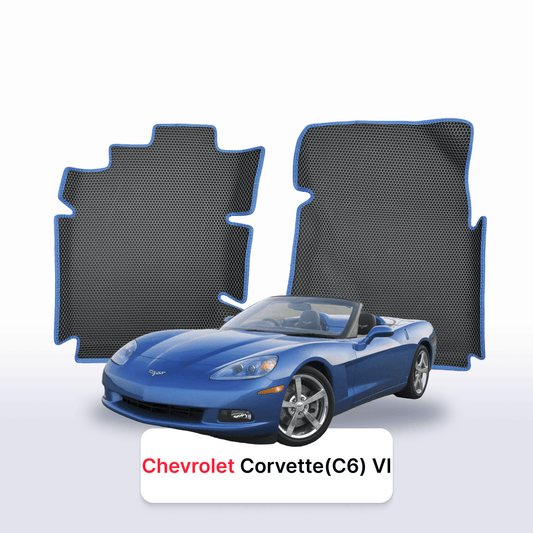 Autokoberce EVAMATS pro Chevrolet Corvette(C6) 6 gen 2004-2014 rok CABRIO