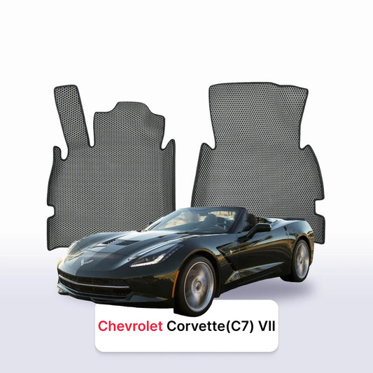 Autokoberce EVAMATS pro Chevrolet Corvette(C7) 7 gen 2013-2019 rok CABRIO
