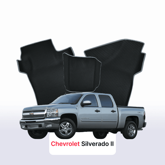 Autokoberce EVAMATS pro Chevrolet Silverado(GMT900) 2 gen 2007-2013 r. PICK-UP dvojkabina