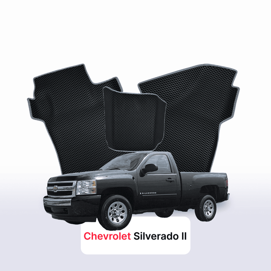 Autokoberce EVAMATS pro Chevrolet Silverado (GMT900) 2 gen 2007-2013 rok PICK-UP jednokabinová