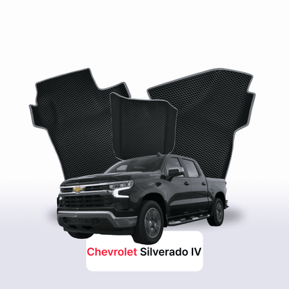 Autokoberce EVAMATS pro Chevrolet Silverado(T1XX) 4 gen 2019-2025 rok PICK-UP dvoukabina Grew