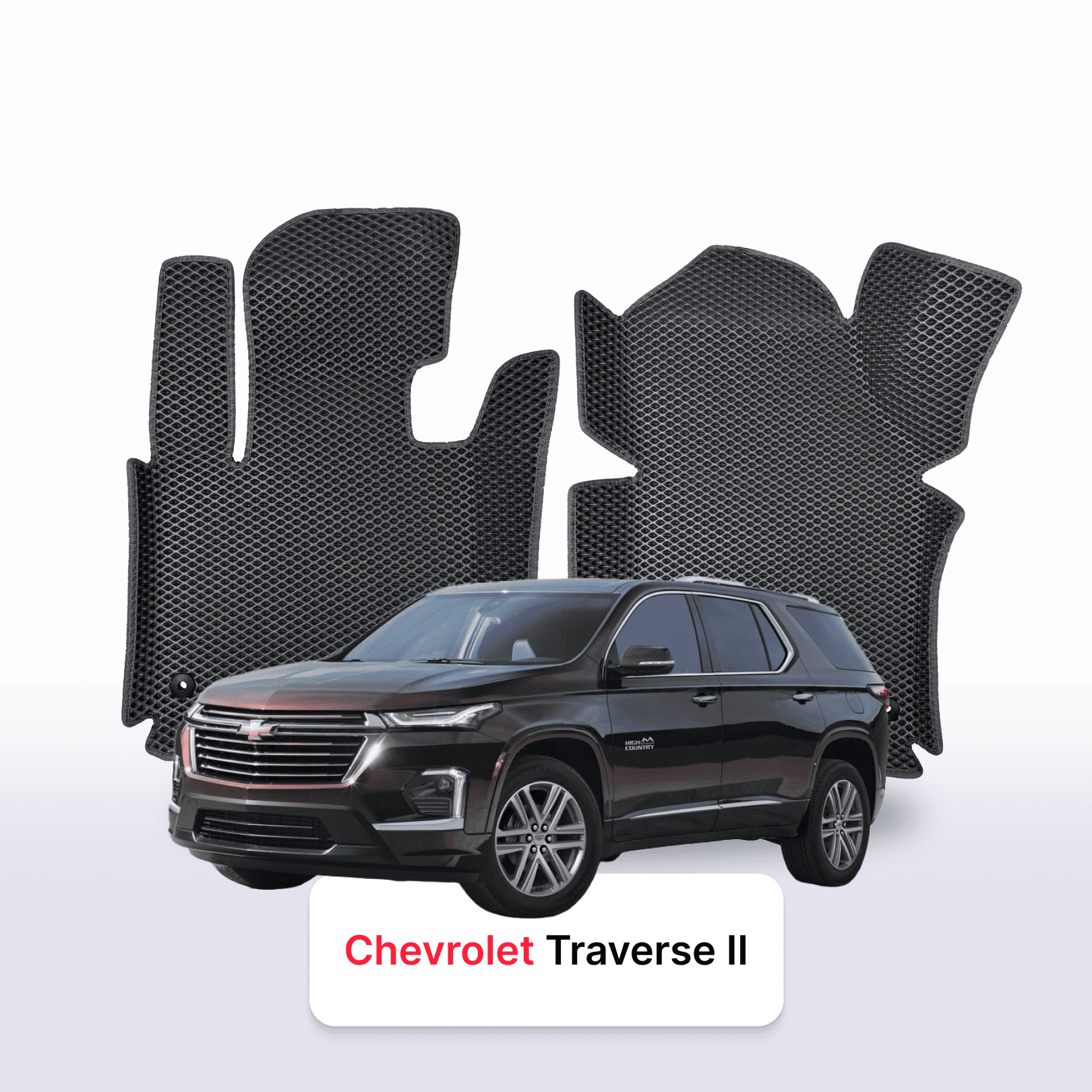 Autokoberce EVA pro Chevrolet Traverse 2 gen 2017-2023 r. SUV