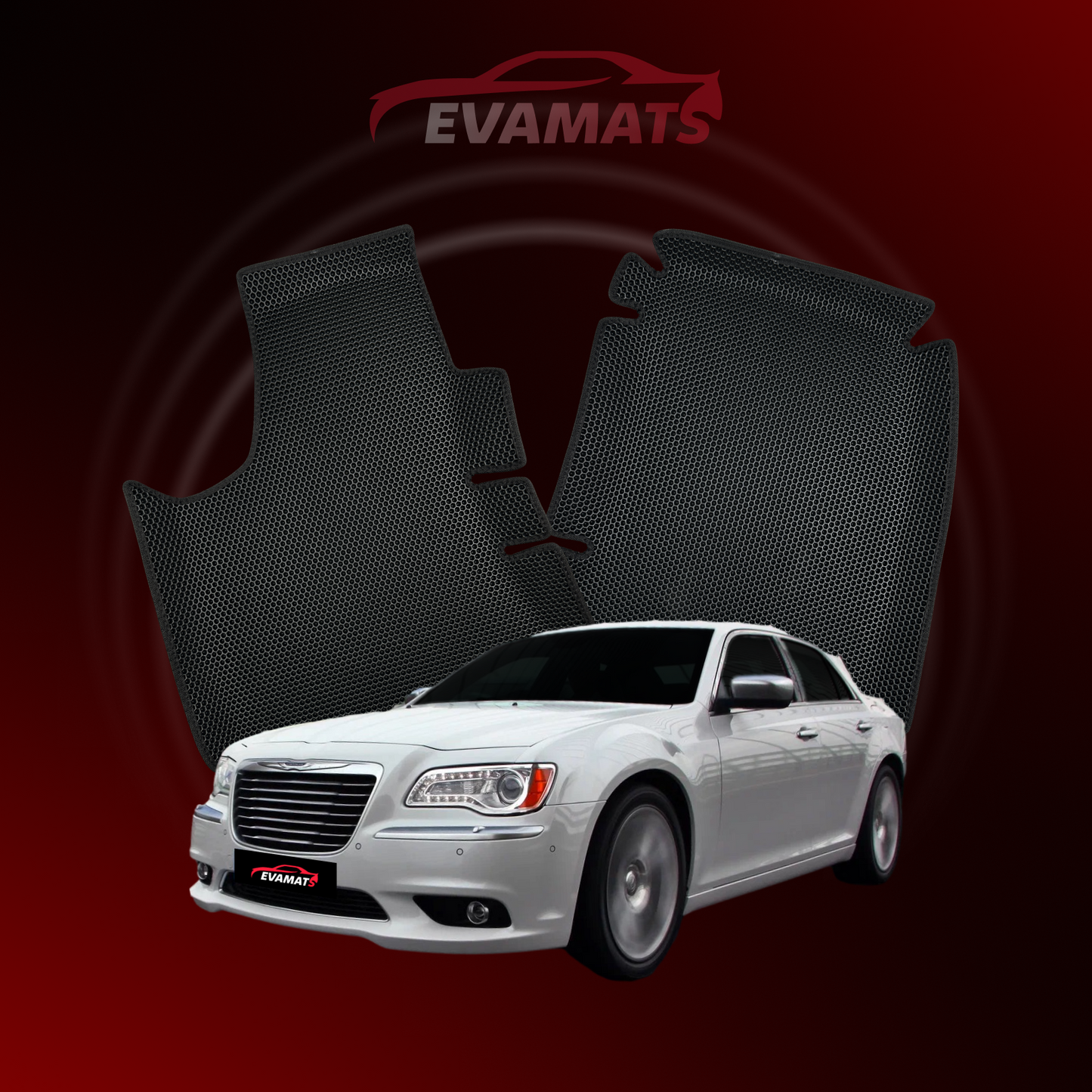 Autokoberce EVAMATS pro Chrysler 300C 2 gen 2011-2023 rok SEDAN