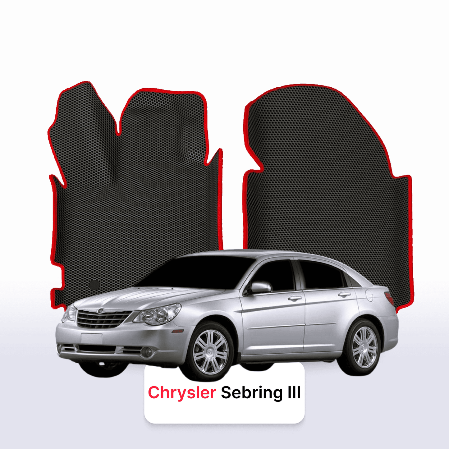 Autokoberce EVAMATS pro Chrysler Sebring 3 gen 2006-2010 rok SEDAN