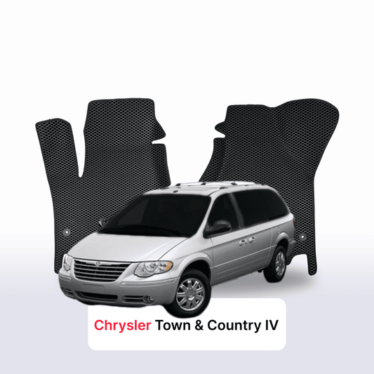 Autokoberce EVAMATS pro Chrysler Town & Country 4 gen 2000-2007 rok MINIVAN