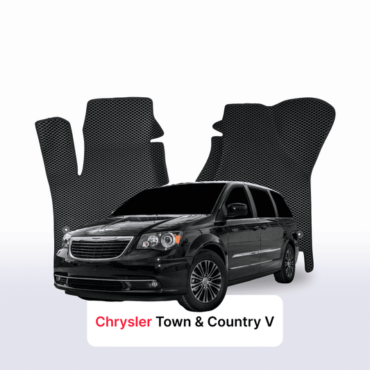 Autokoberce EVAMATS pro Chrysler Town & Country 5 gen 2007-2016 rok MINIVAN