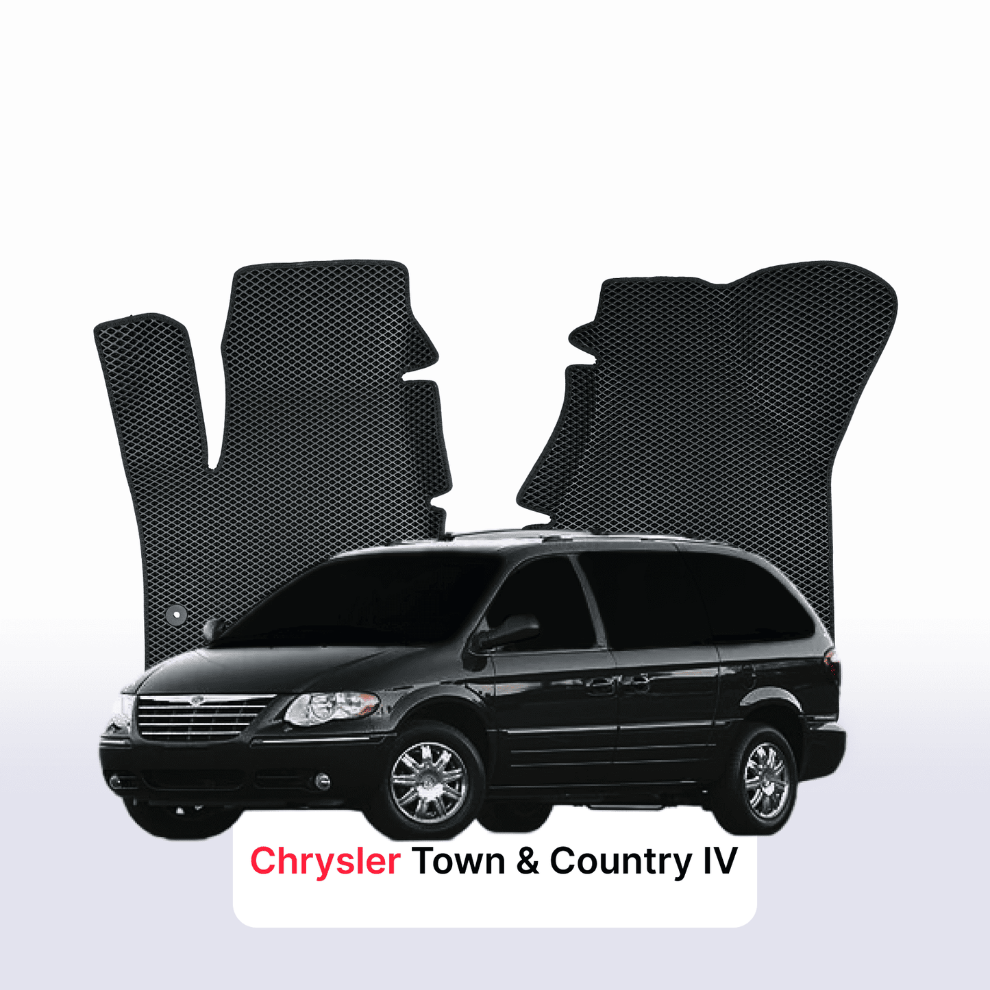 Autokoberce EVAMATS pro Chrysler Town & Country(SWB) 4 gen 2000-2005 rok MINIVAN