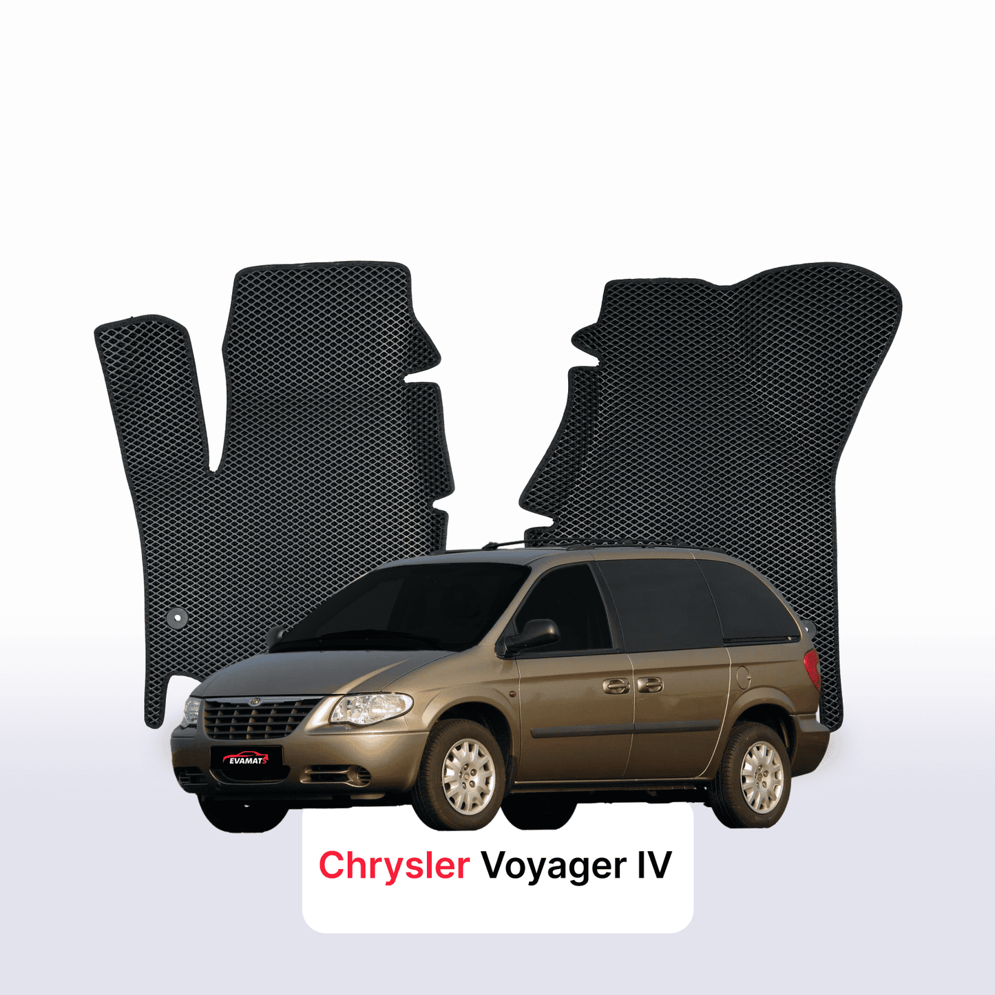 Autokoberce EVA pro Chrysler Voyager 4 gen 2000-2008 r. MINIVAN
