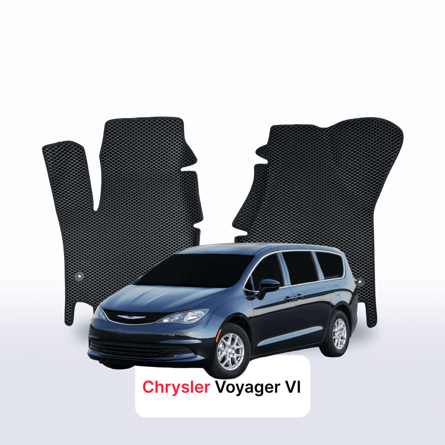 Autokoberce EVAMATS pro Chrysler Voyager 6 gen 2019-2025 rok MINIVAN