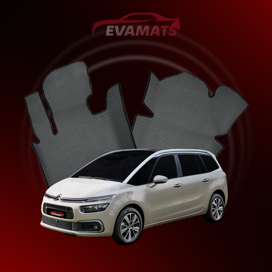 Autokoberce EVAMATS pro Citroen Grand C4 Picasso 2 gen 2013-2018 rok MINIVAN