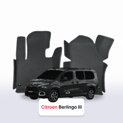 Autokoberce EVAMATS pro Citroen Berlingo 3 gen 2018-2025 rok MINIVAN LONG