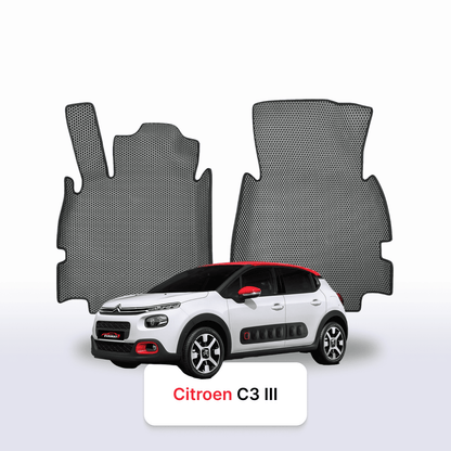 Autokoberce EVAMATS pro Citroen C3 3 gen 2016-2024 rok HATCHBACK 5dv.
