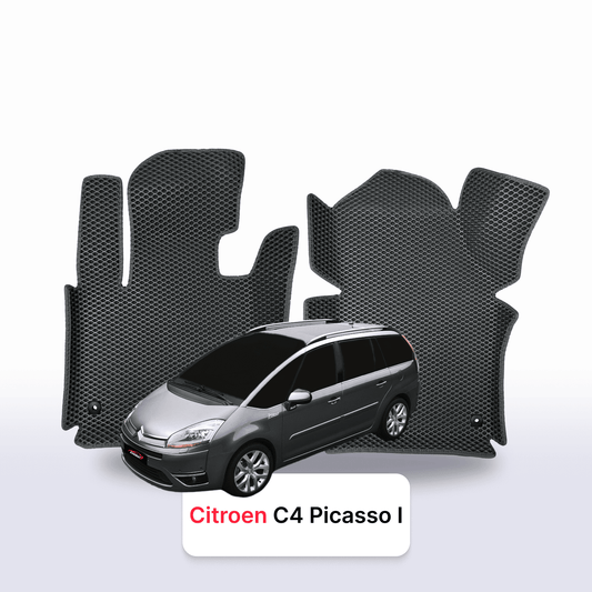 Autokoberce EVAMATS pro Citroen C4 Picasso 1 gen 2006-2013 rok MINIVAN 7 míst Autokoberce EVAMATS pro Citroen C4 Picasso 1 gen 2006-2013 rok MINIVAN 7 míst