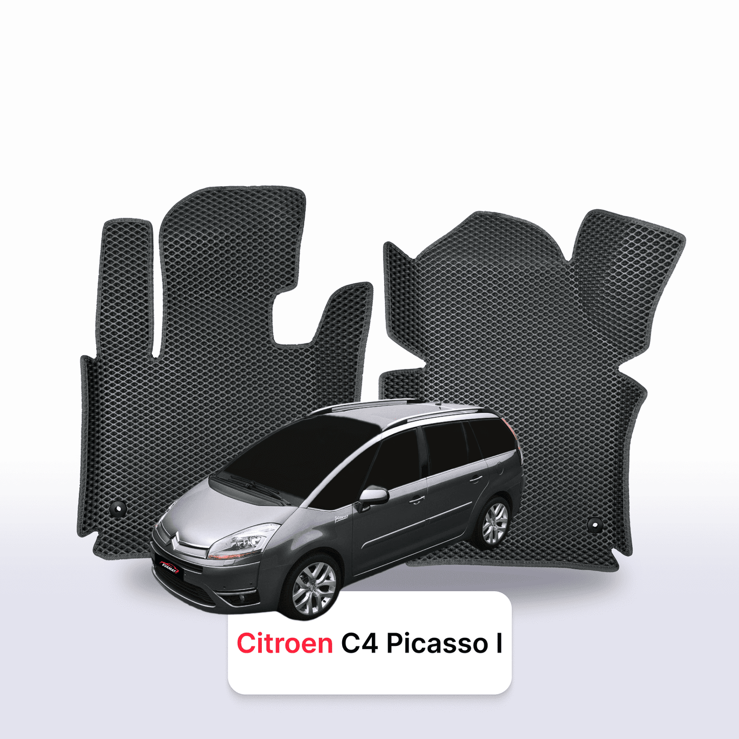 Autokoberce EVAMATS pro Citroen C4 Picasso 1 gen 2006-2013 rok MINIVAN 7 míst