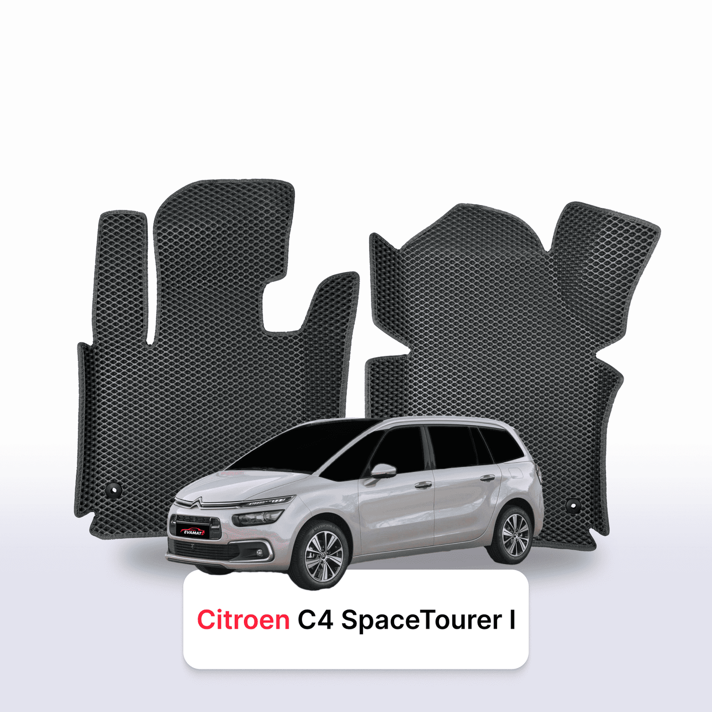 Autokoberce EVA pro Citroen C4 SpaceTourer 1 gen 2018-2022 r. MINIVAN 7  míst