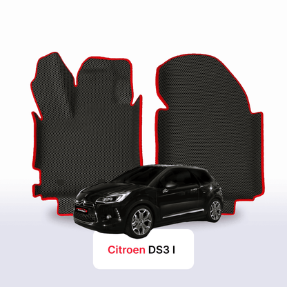 Autokoberce EVAMATS pro Citroen DS3 1 gen 2008-2016 r. HATCHBACK 3 dveře