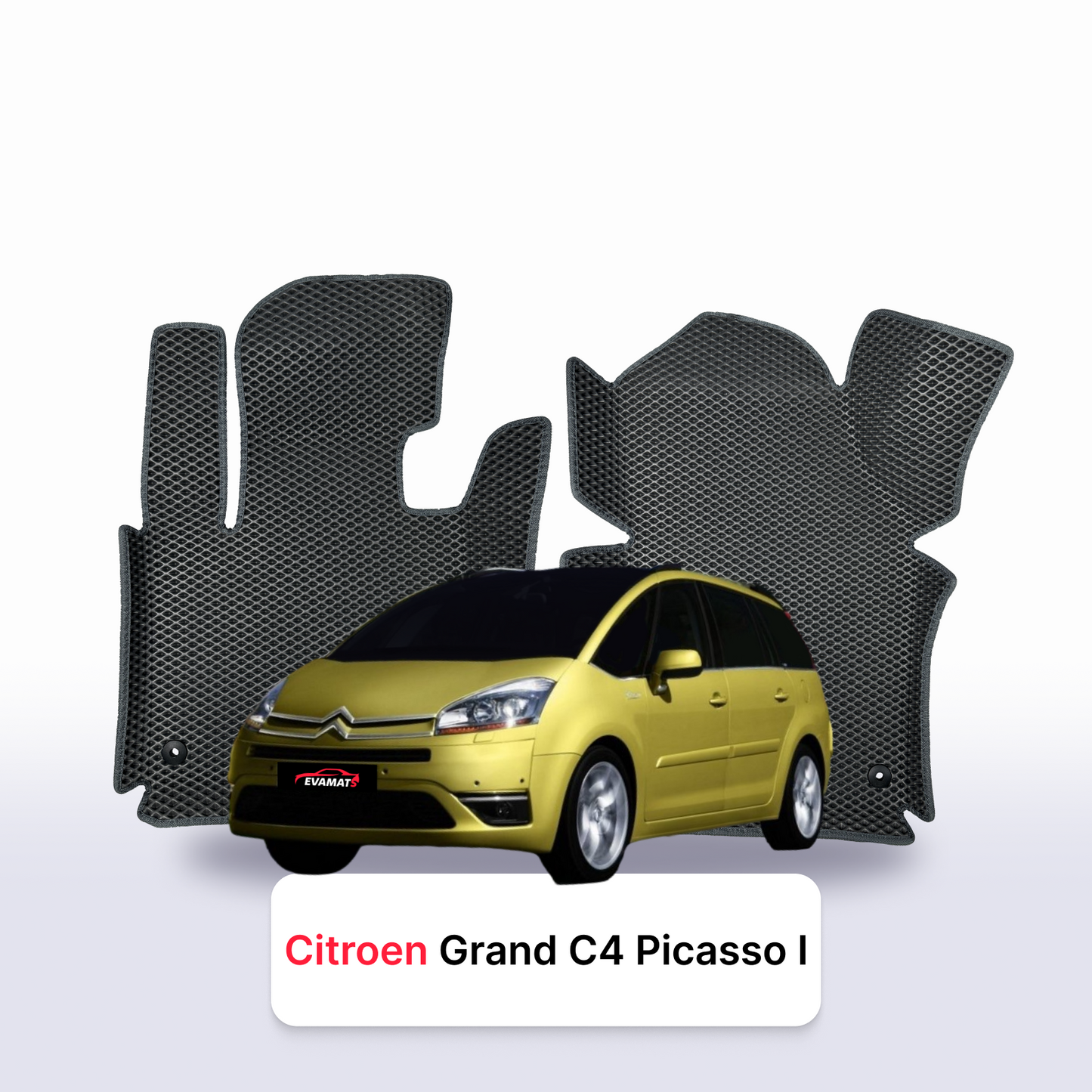 Autokoberce EVAMATS pro Citroen Grand C4 Picasso 1 gen 2007-2014 rok MINIVAN