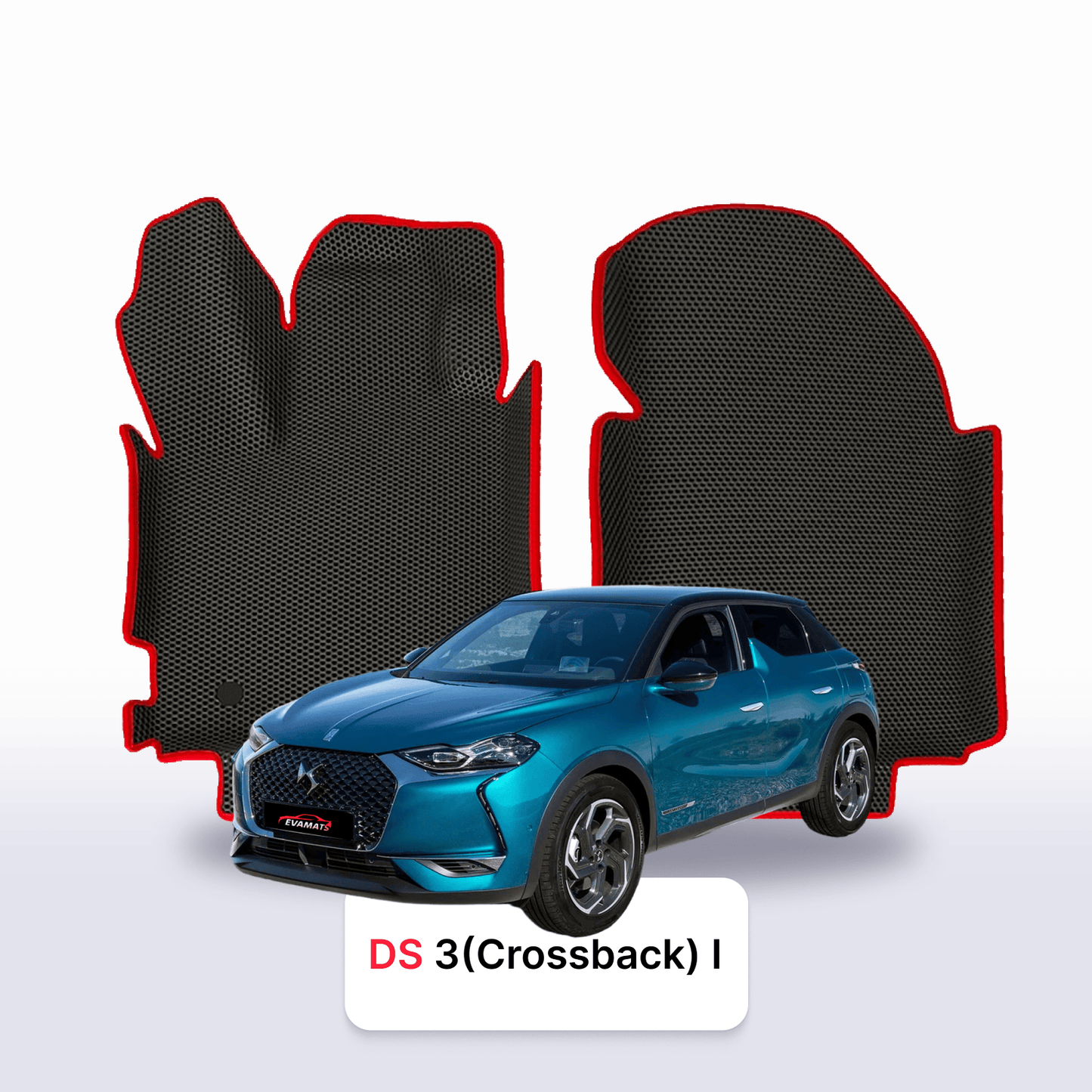 Autokoberce EVAMATS pro DS 3 (Crossback) 1 gen 2018-2024 ročník SUV