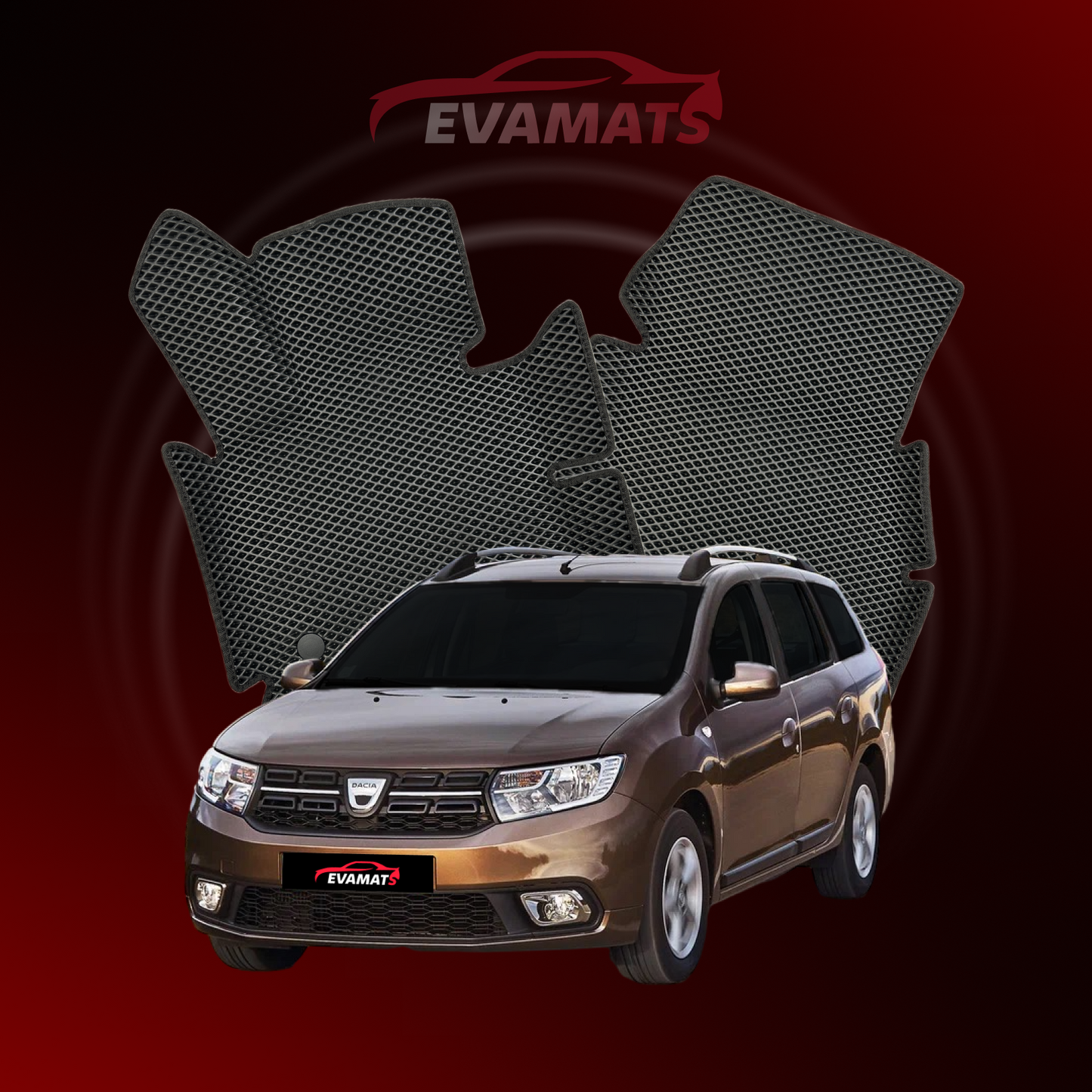 Autokoberce EVAMATS pro Dacia Logan 2 gen 2012-2020 rok STATION WAGON