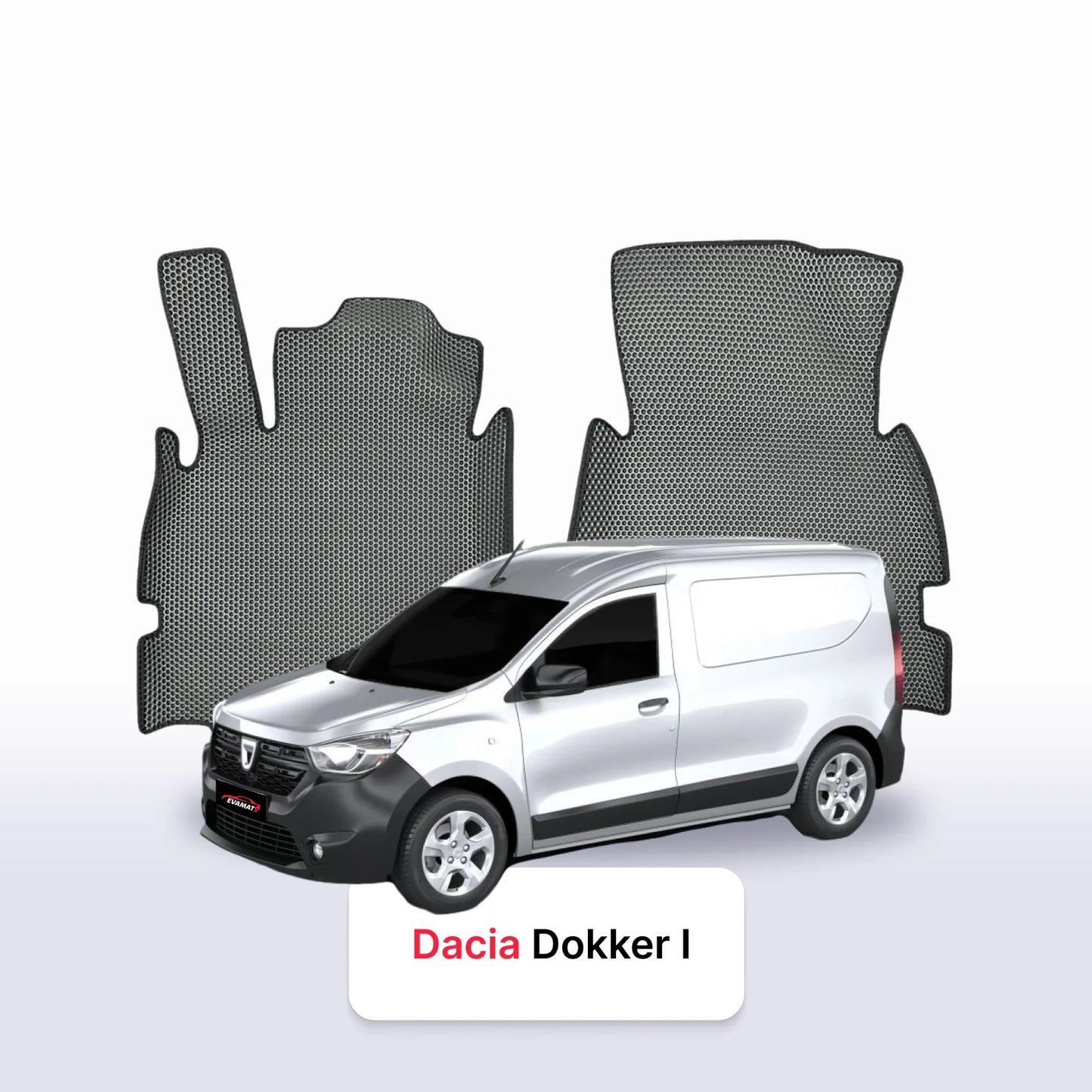 Autokoberce EVAMATS pro Dacia Dokker 1 gen 2012-2017 rok VAN