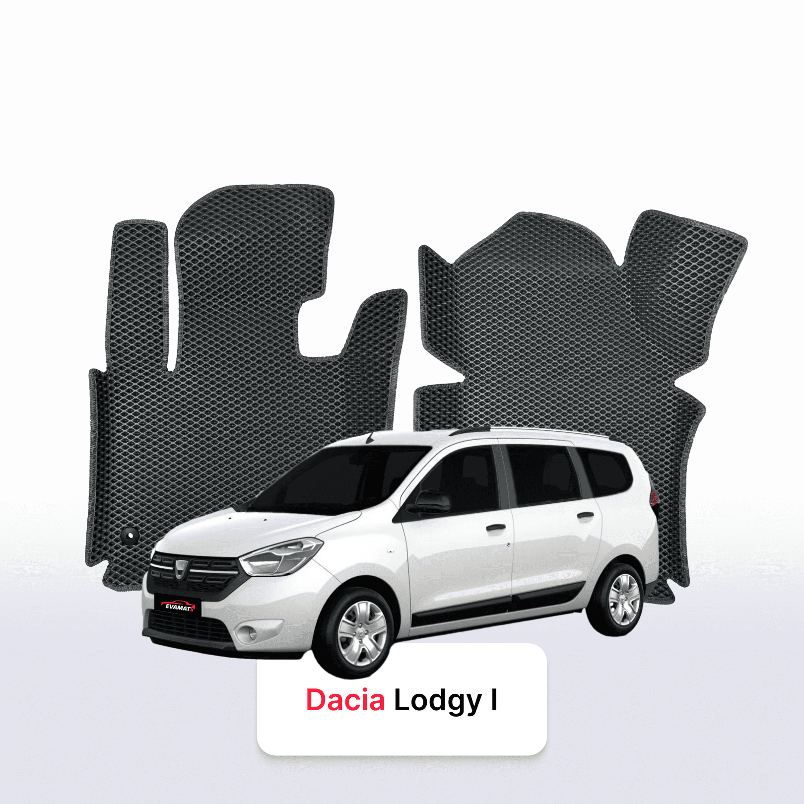 Autokoberce EVA pro Dacia Lodgy 1 gen 2012-2023 r. MINIVAN