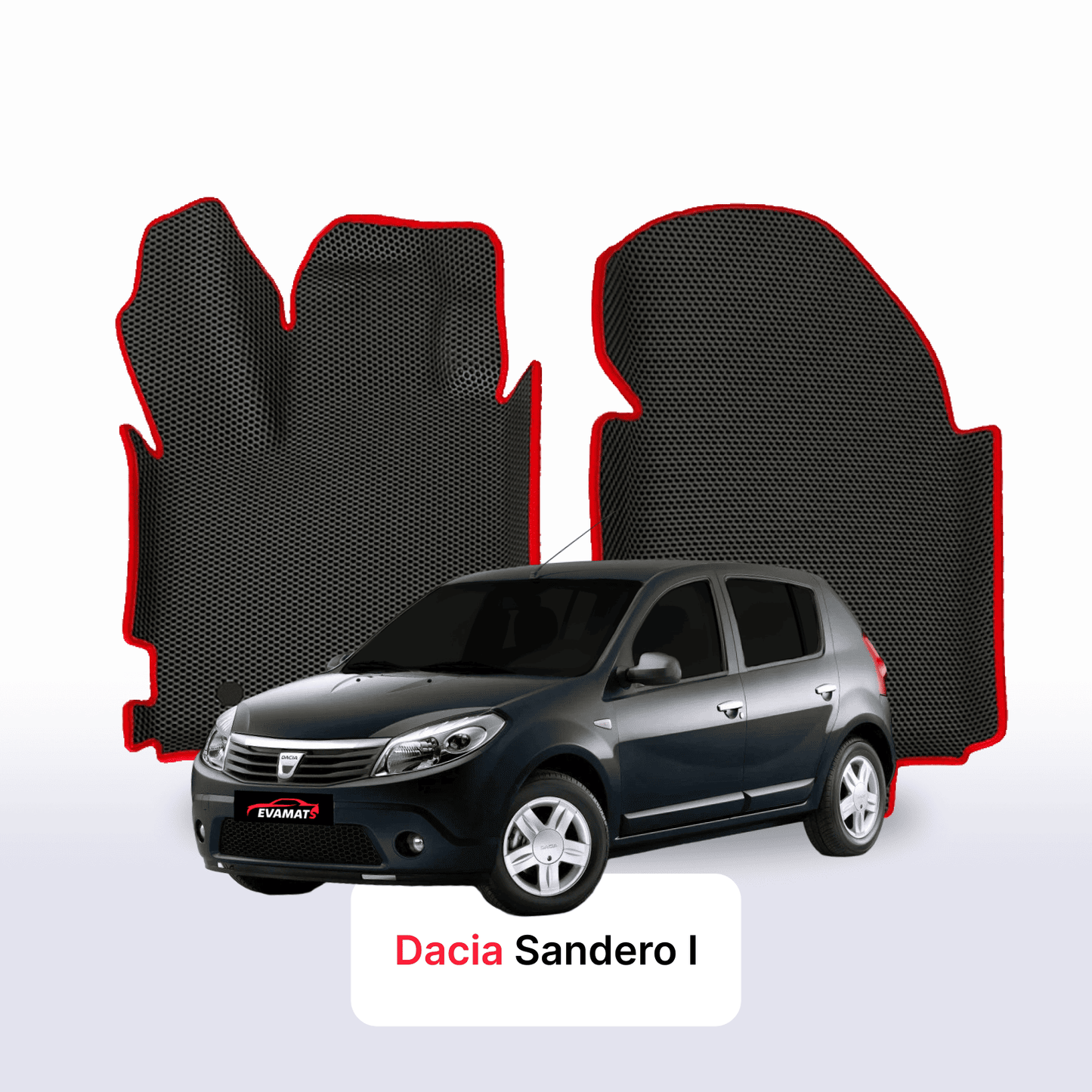 Autokoberce EVAMATS pro Dacia Sandero 1 gen 2007-2012 rok HATCHBACK 5dv.