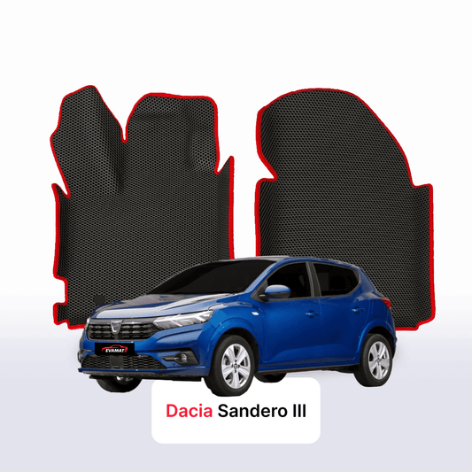 Autokoberce EVAMATS pro Dacia Sandero 3 gen 2020-2025 rok HATCHBACK 5dv.