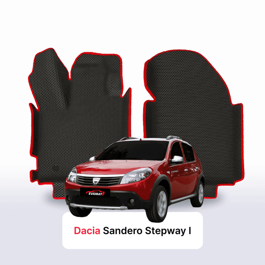 Autokoberce EVAMATS pro Dacia Sandero Stepway 1 gen 2007-2012 rok HATCHBACK 5dv. Autokoberce EVAMATS pro Dacia Sandero Stepway 1 gen 2007-2012 rok HATCHBACK 5dv.